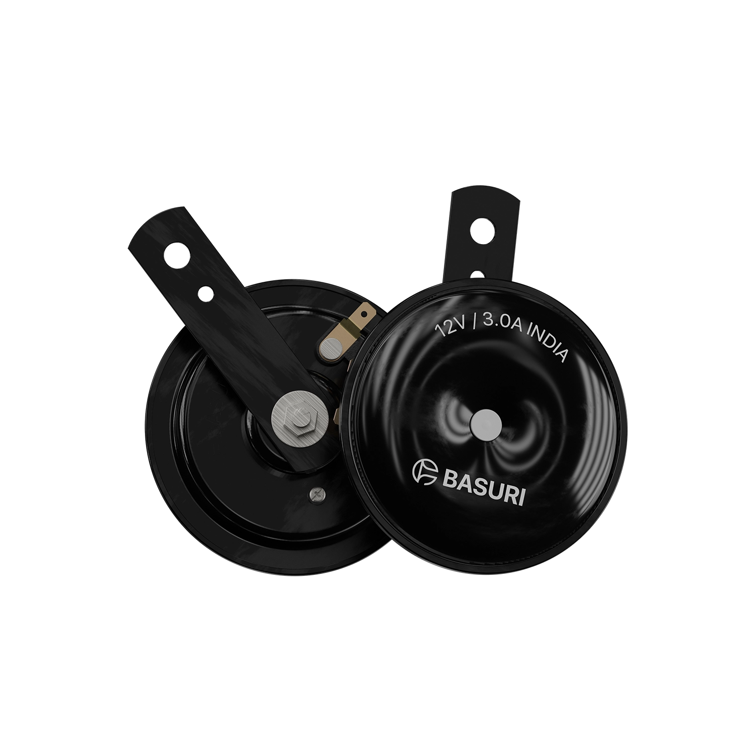 Basuri Day Light 82mm High Tone Single Electric Horn 12V | 350 Hz | 105-110 dB