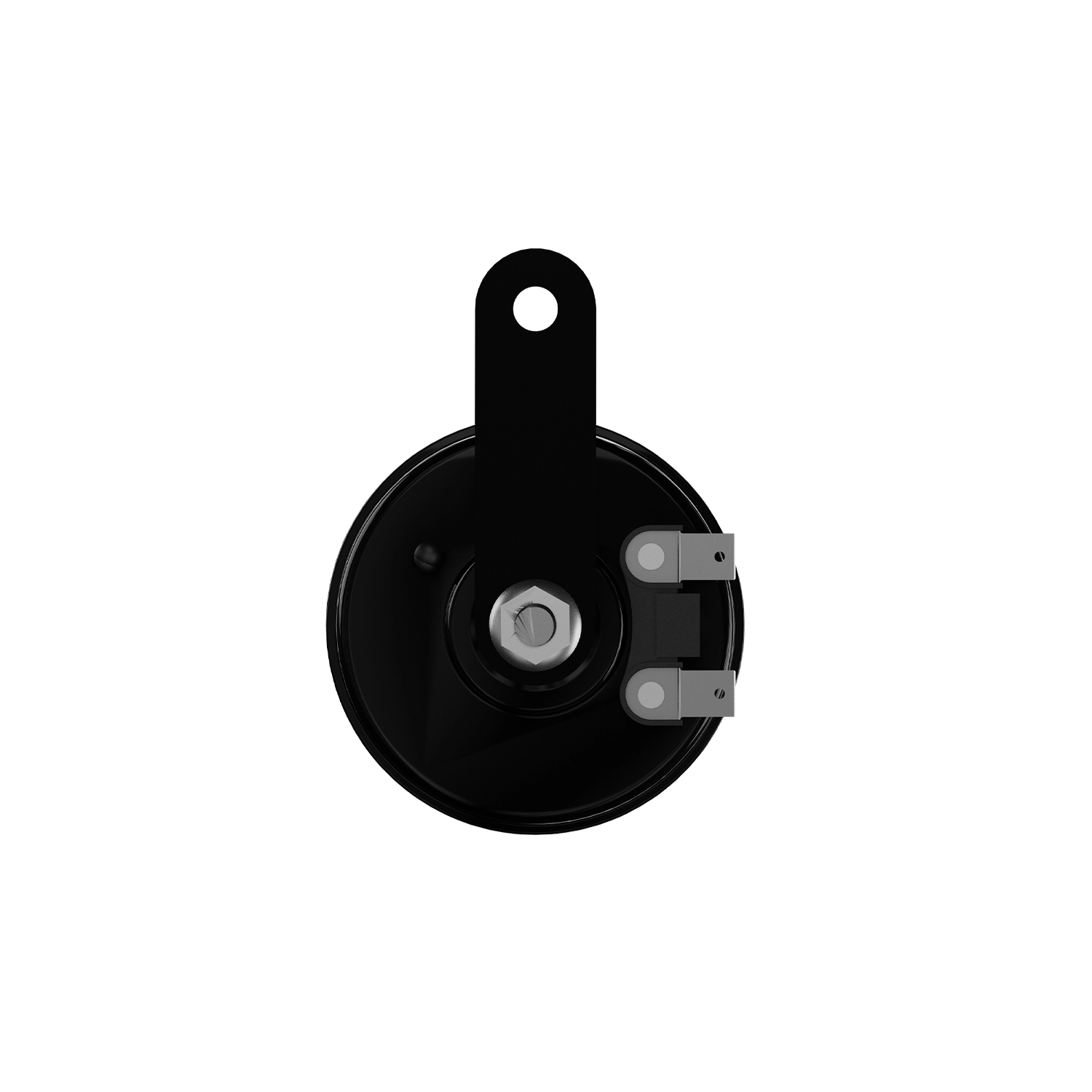 BASURI Black Thunder 77mm HL Tone Horn 12V | Super Loud Dual Tone Electric Horn Set for Cars, SUVs, Jeeps, Pickups & Trucks | Universal Heavy Duty Black Horn - Image 3