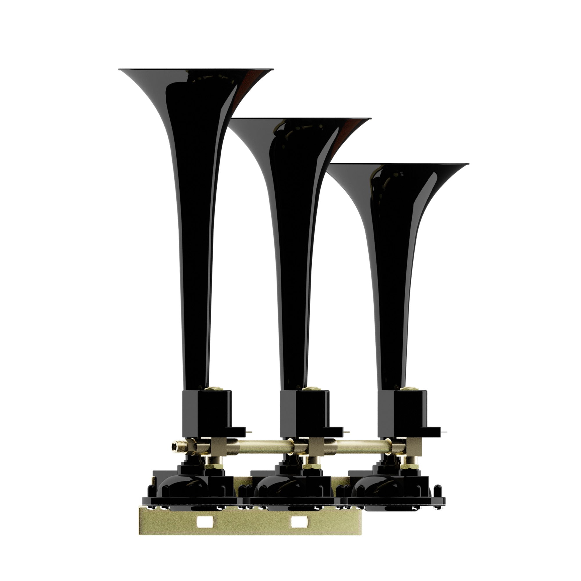 Three Pipe Controller Horn | BASURI 20 Tone Musical Air Horn 12V/24V with Turbo Controller for Trucks, Buses & Tractors - Image 3