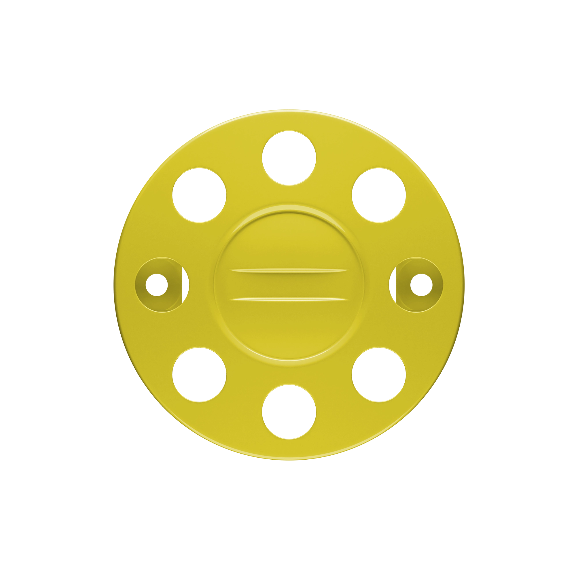 Close Center Wheel Trim 8 Stud Yellow - Image 5