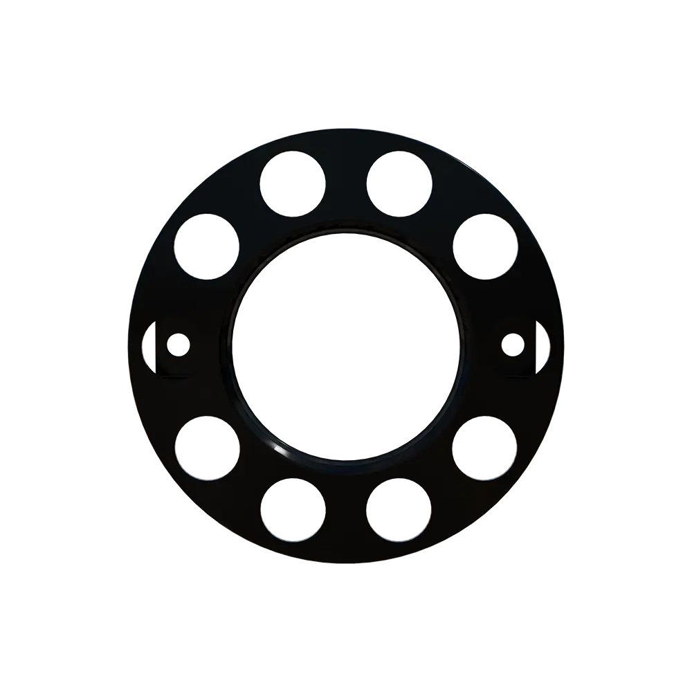 Open Center Wheel Trim – 10 Stud Black - Image 2