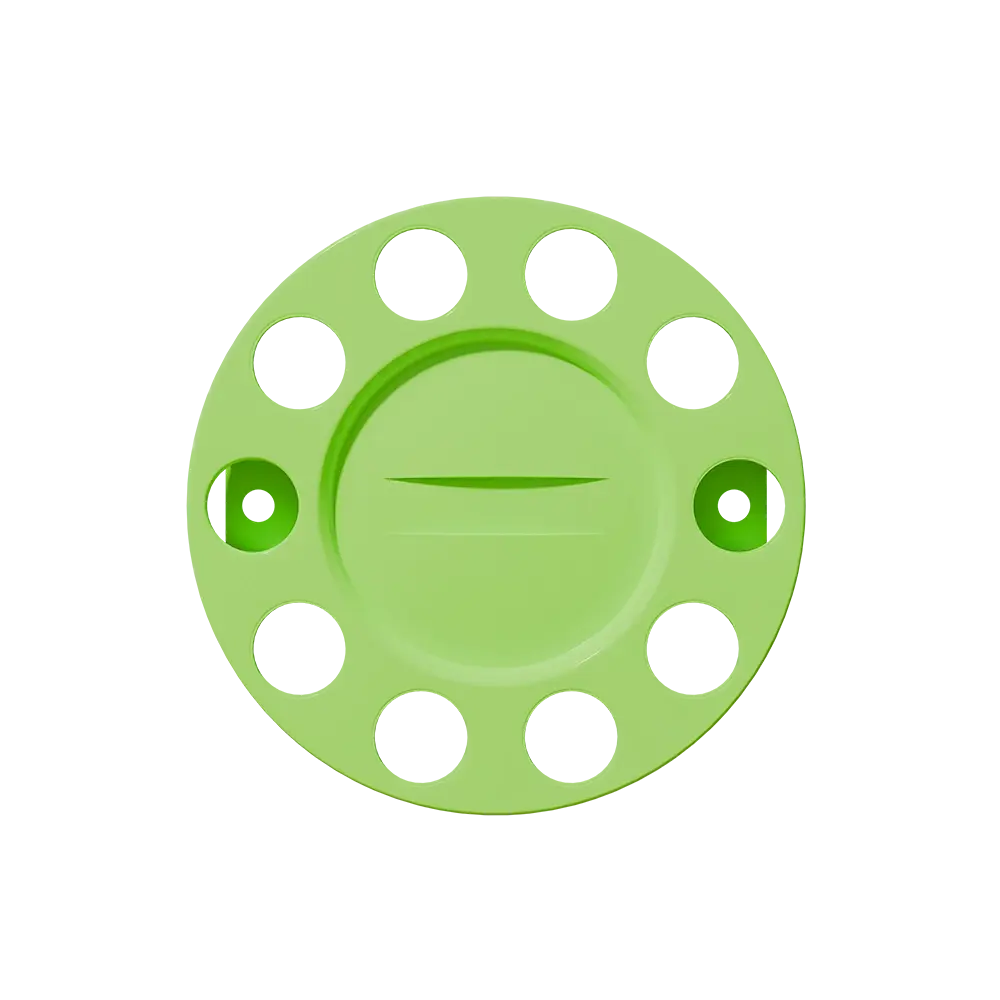Close Center Wheel Trim – 10 Stud Neon - Image 4