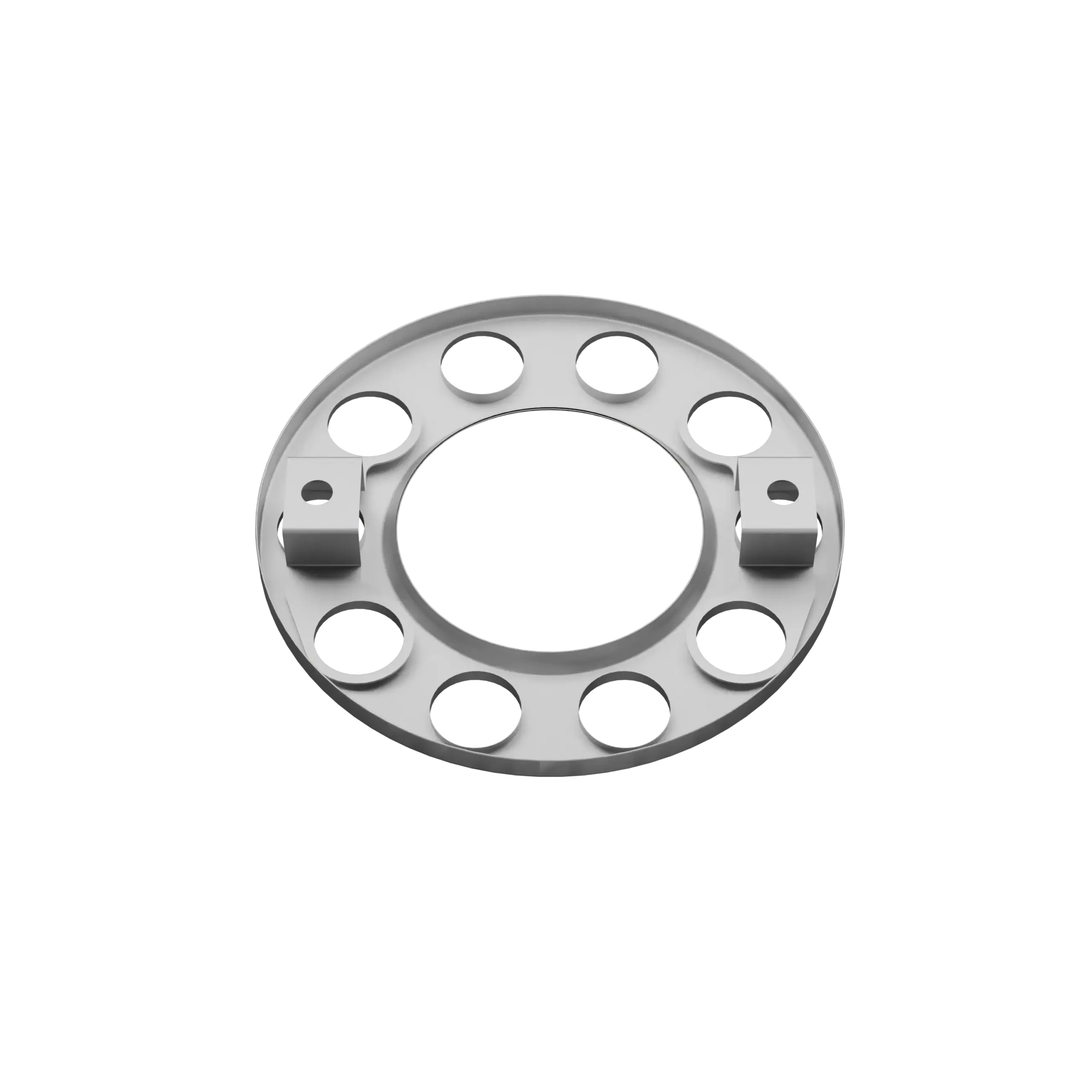 Open Center Wheel Trim – 10 Stud Silver - Image 5