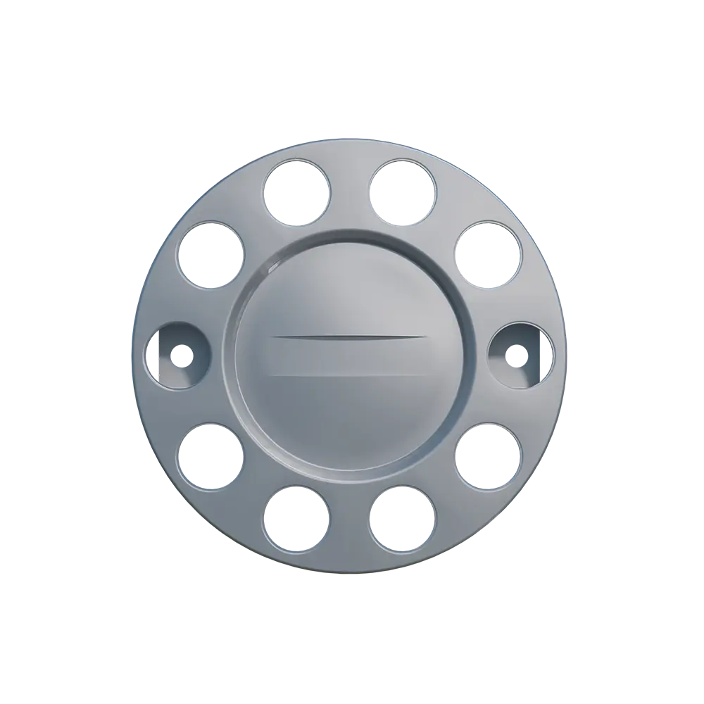 Open Center Wheel Trim – 10 Stud Silver - Image 3