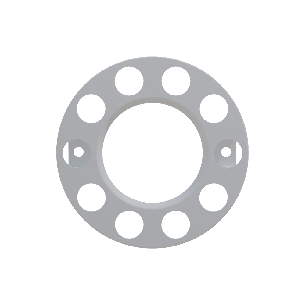 Open Center Wheel Trim 10 Stud White - Image 2