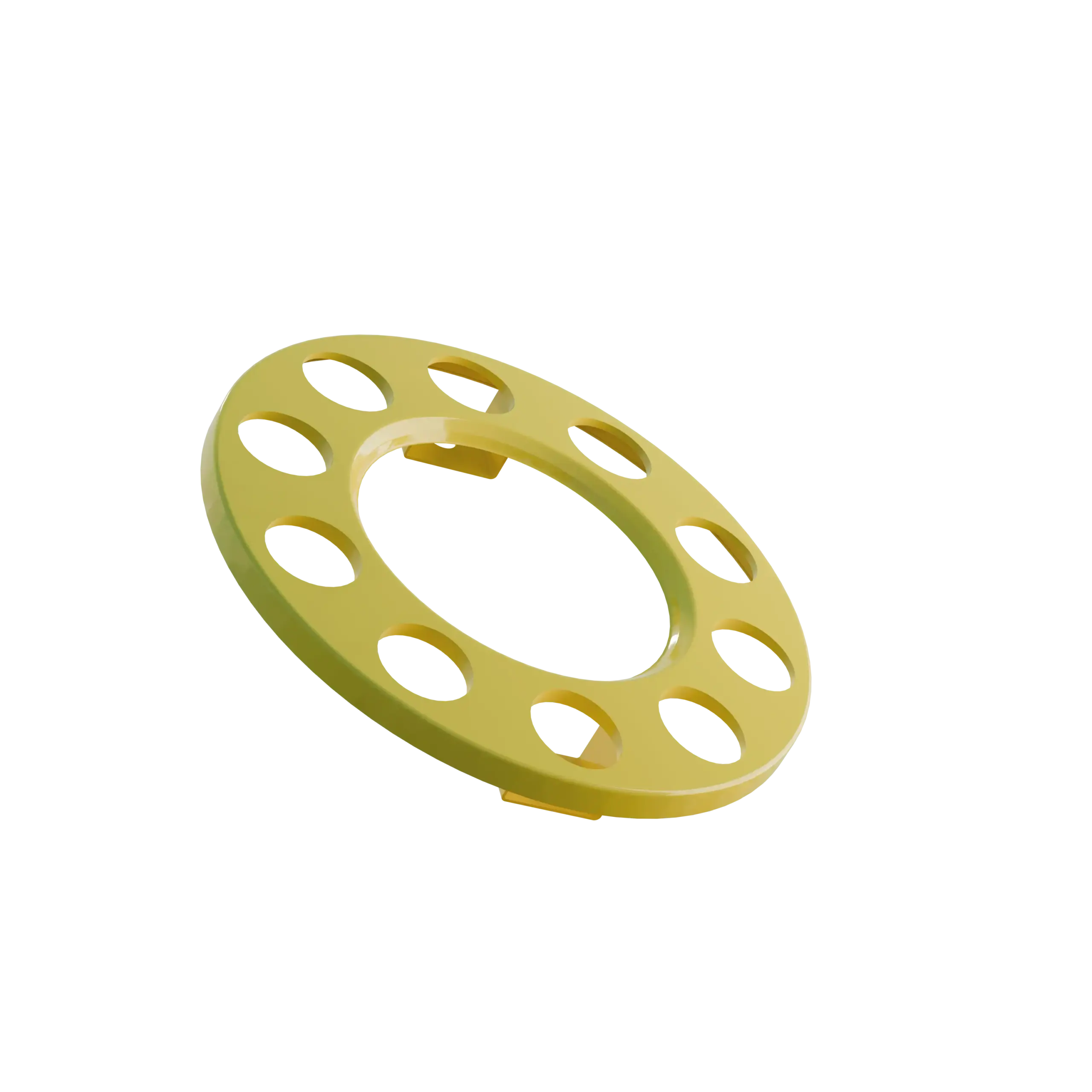 Open Center Wheel Trim – 10 Stud Yellow