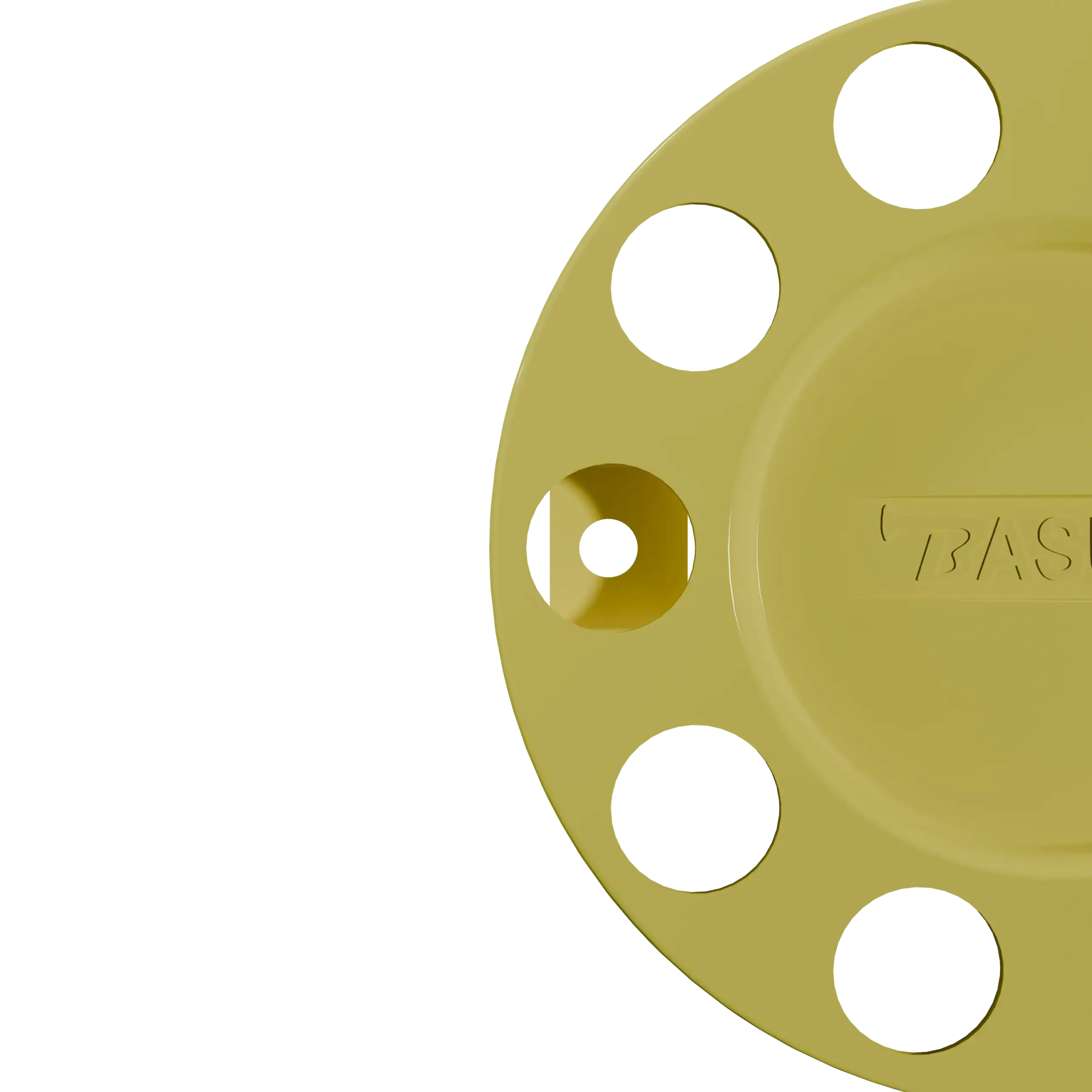 Close Center Wheel Trim – 10 Stud Yellow - Image 5