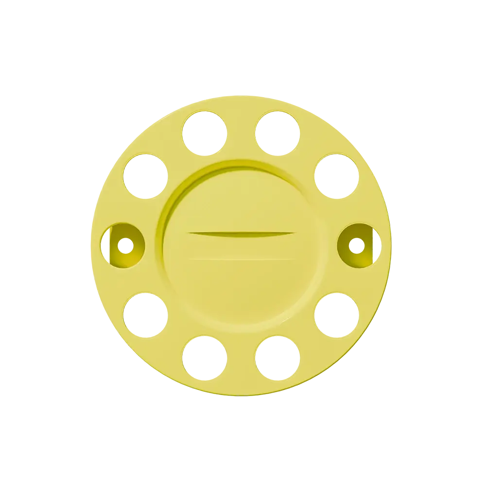 Close Center Wheel Trim – 10 Stud Yellow - Image 2