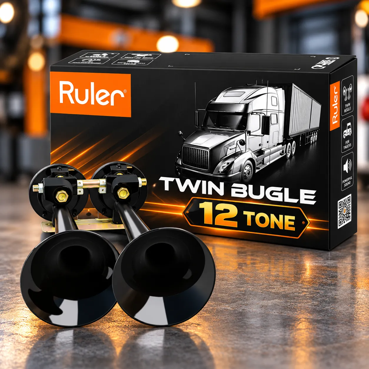 Twin Jumbo Dozen Melody Horn for Trucks & Vehicles